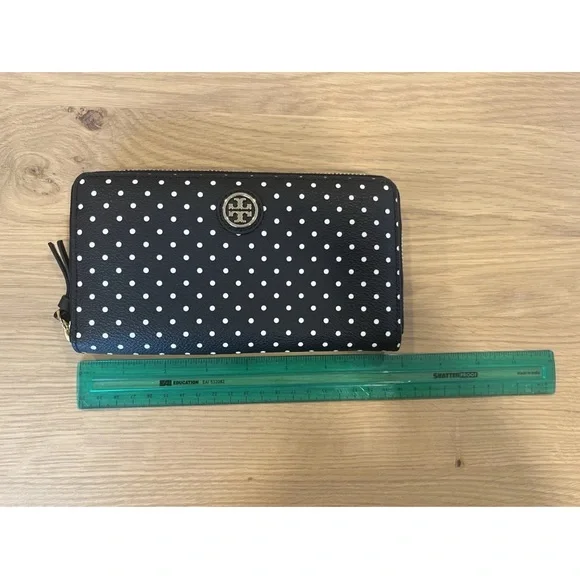 Tory Burch Black and White Polka Dot Clutch - Picture 5 of 5